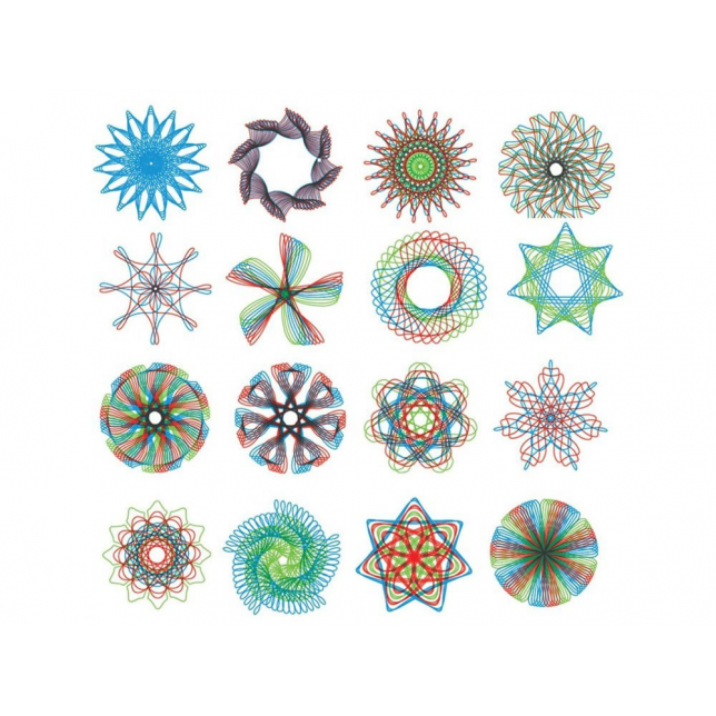 Spirografijos priemonių rinkinys - educational toy