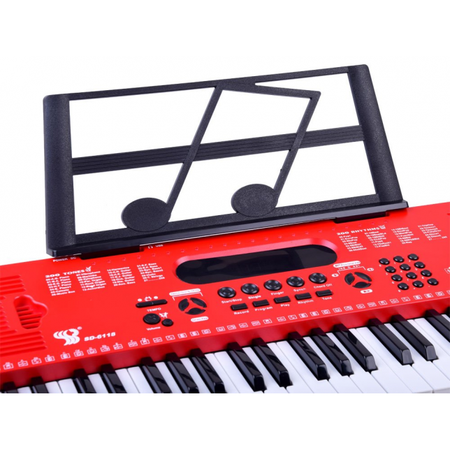 Pianinas su mikrofonu 61kl SD-6118