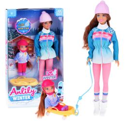 Dviejų lėlyčių komplektas - winter sports