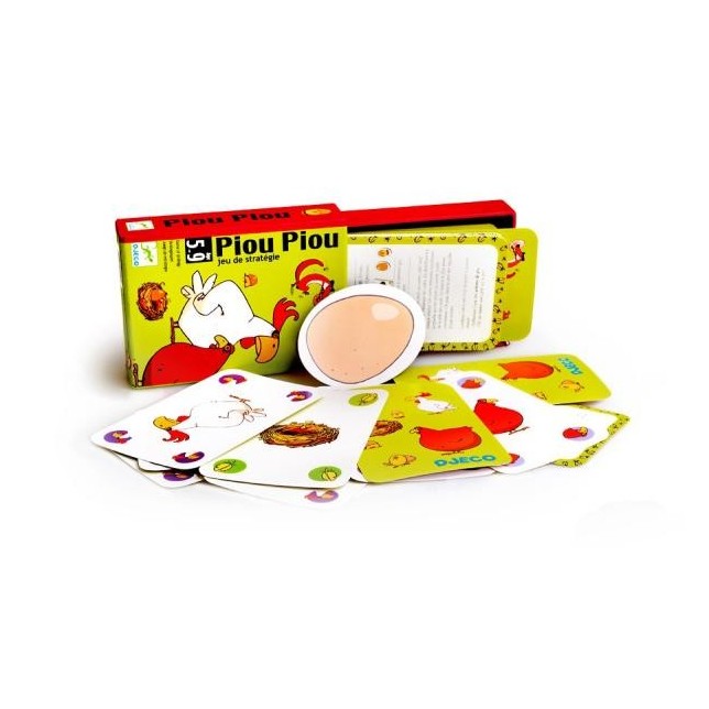 Djeco kortų žaidimas "Piou Piou" 5+
