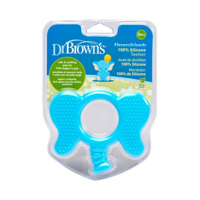 DR.BROWNS kūdikių kramtukas - drambliukas TE002
