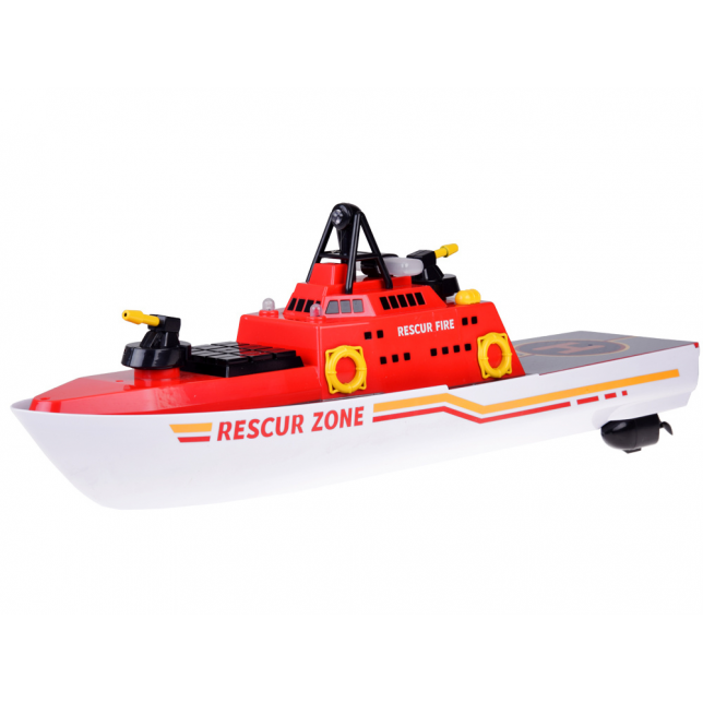 RC didelė gaisrinė valtis - fire fighting