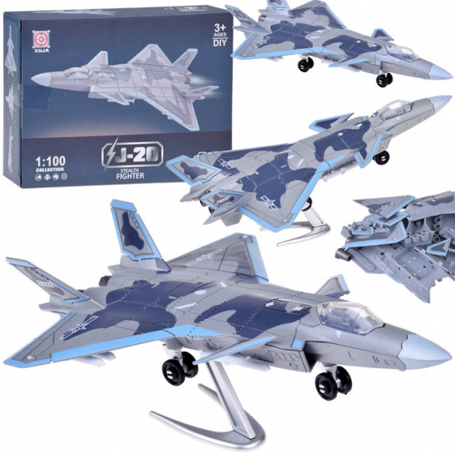 Sukonstruojamas naikintuvo  J-20  model 1:100