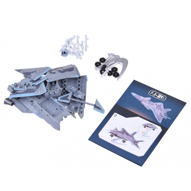 Sukonstruojamas naikintuvo  J-20  model 1:100