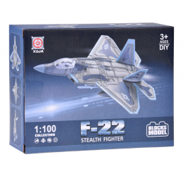 Sukonstruojamas lėktuvo modelis F-22 1:100