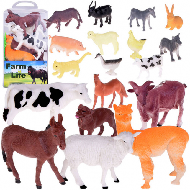 Ūkio Gyvūnų Rinkinys - Farm lite 27 vnt.