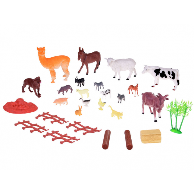 Ūkio Gyvūnų Rinkinys - Farm lite 27 vnt.