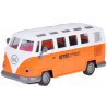 Radijo bangomis valdomas Retro stiliaus autobusas