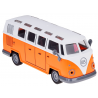Radijo bangomis valdomas Retro stiliaus autobusas