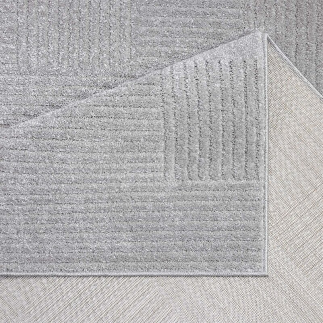 Vienos spalvos kilimas - Flair grey