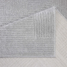 Vienos spalvos kilimas - Flair grey