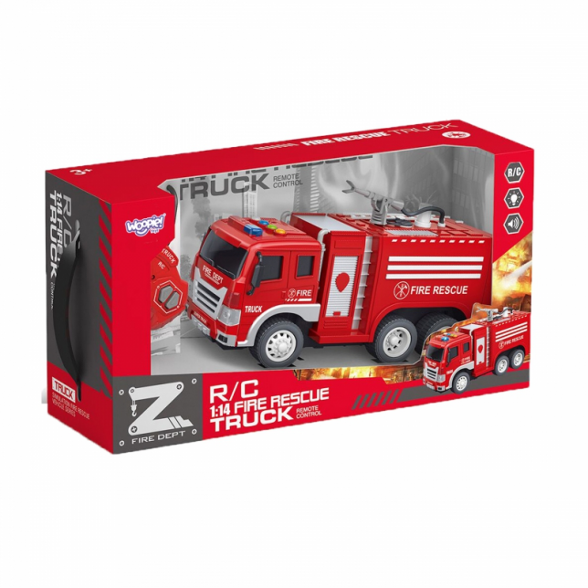 RC gaisrinė su vandens funkcija - Fire Truck