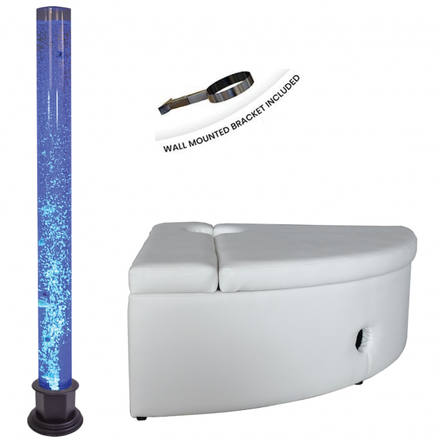 Burbulų vamzdis su paminkštintu kampu  - Tube Kit 180 cm