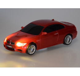 RC valdomas lenktytinis automobilis, raudonas BMW 1:24