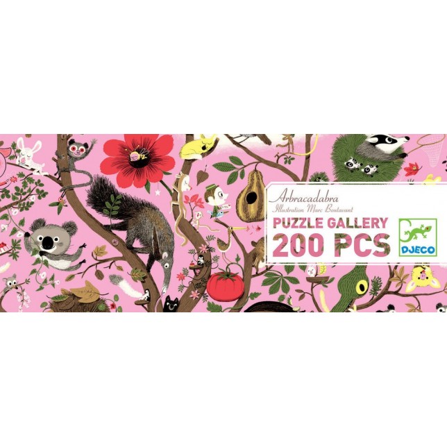 Djeco dėlionė - galerija "Abrakadabra" 200 dalių