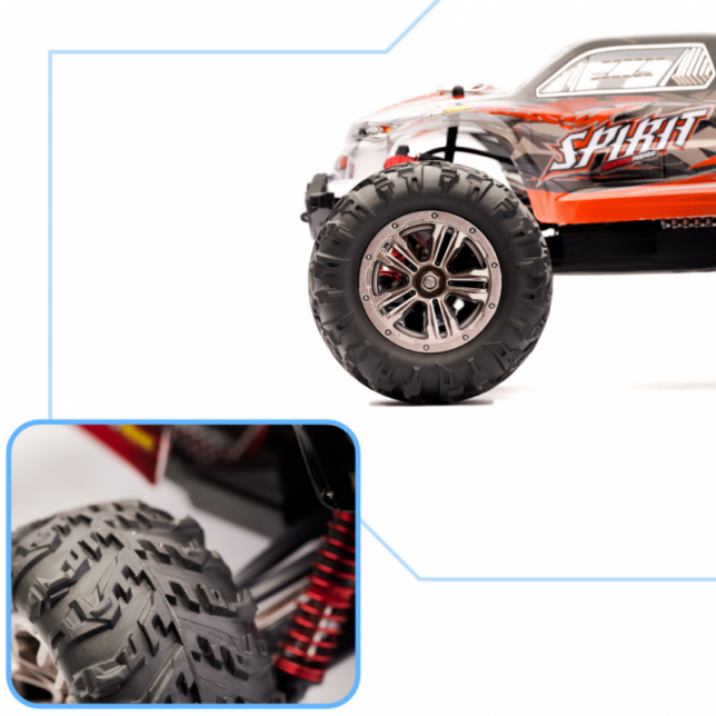 Raudonas RC visureigis - Q901 / 52km/h