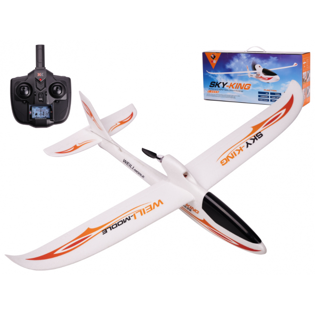 RC baltas lėktuvas - F959S / 2,4GHz