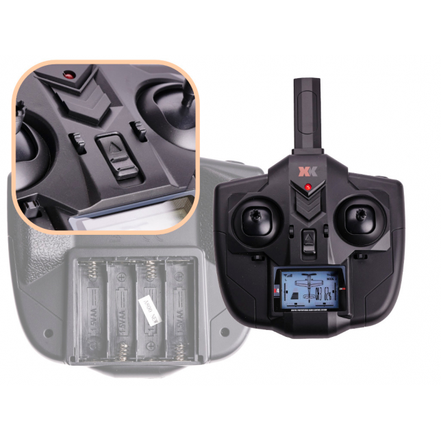 RC baltas lėktuvas - F959S / 2,4GHz