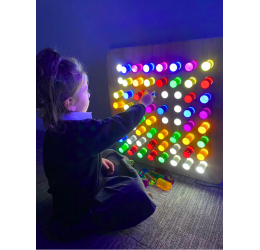 Lazdelių skydelis - sensory table