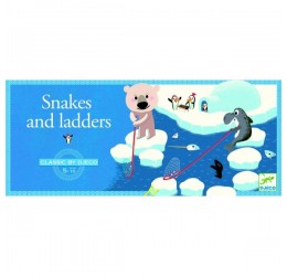 Djeco stalo žaidimas vaikams "Snakes and ladders" 5+