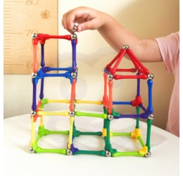 Magnetinis konstruktorius - Sticks puzzle 110 vnt.