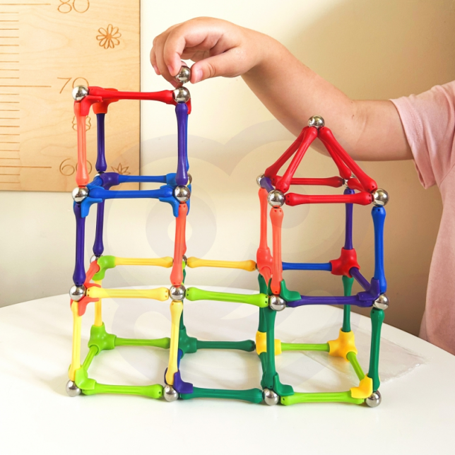 Magnetinis konstruktorius - Sticks puzzle 110 vnt.