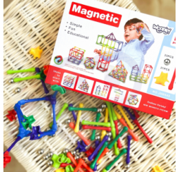 Magnetinis konstruktorius - Sticks puzzle 110 vnt.