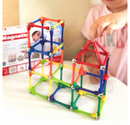 Magnetinis konstruktorius - Sticks puzzle 110 vnt.