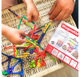 Magnetinis konstruktorius - Sticks puzzle 110 vnt.