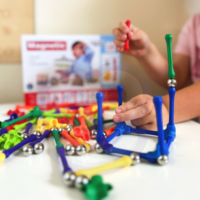 Magnetinis konstruktorius - Sticks puzzle 110 vnt.