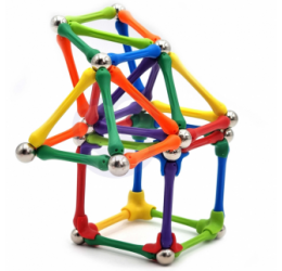 Magnetinis konstruktorius - Sticks puzzle 110 vnt.