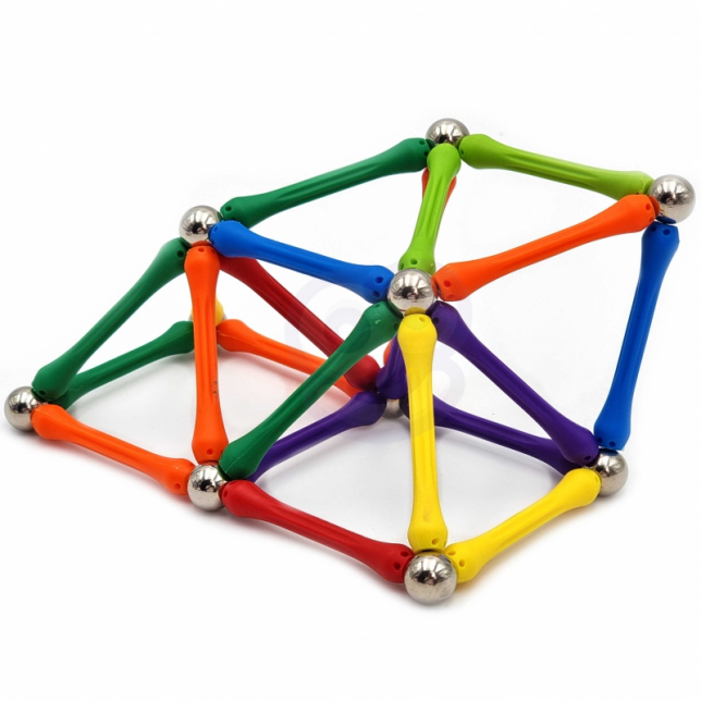 Magnetinis konstruktorius - Sticks puzzle 110 vnt.
