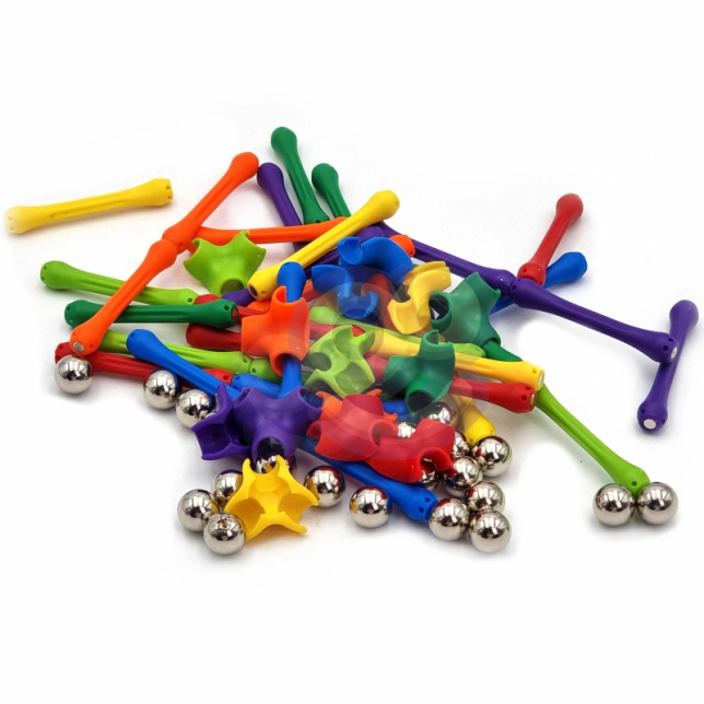 Magnetinis konstruktorius - Sticks puzzle 110 vnt.