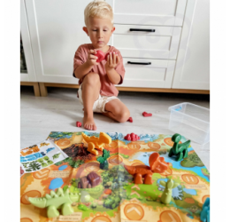 Dinozaurų stalo žaidimas - Dinosaurs Board 2 in 1