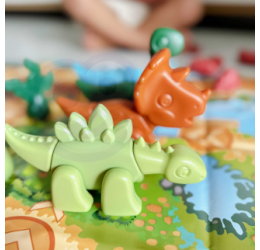 Dinozaurų stalo žaidimas - Dinosaurs Board 2 in 1