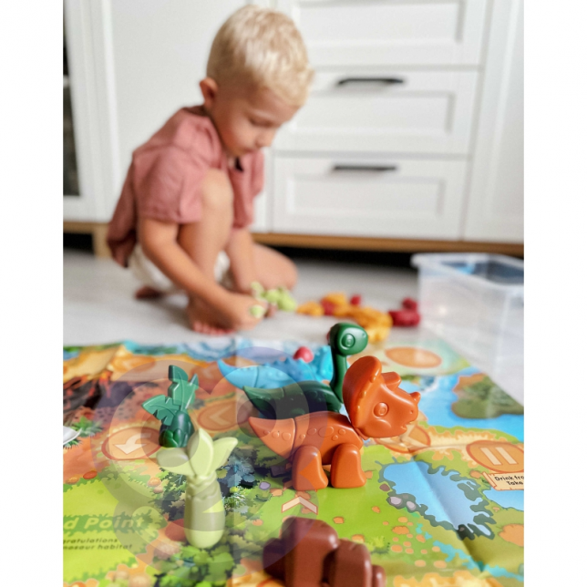 Dinozaurų stalo žaidimas - Dinosaurs Board 2 in 1