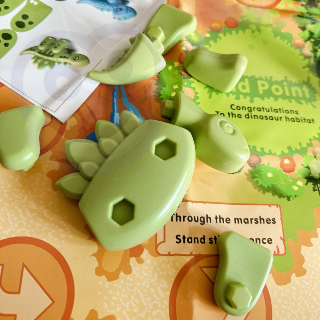 Dinozaurų stalo žaidimas - Dinosaurs Board 2 in 1