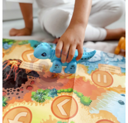 Dinozaurų stalo žaidimas - Dinosaurs Board 2 in 1