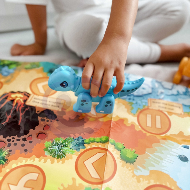 Dinozaurų stalo žaidimas - Dinosaurs Board 2 in 1