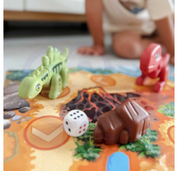 Dinozaurų stalo žaidimas - Dinosaurs Board 2 in 1