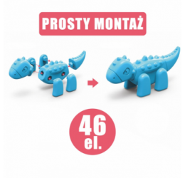Dinozaurų stalo žaidimas - Dinosaurs Board 2 in 1