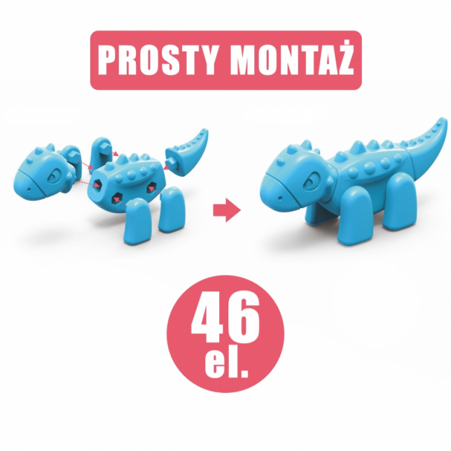 Dinozaurų stalo žaidimas - Dinosaurs Board 2 in 1