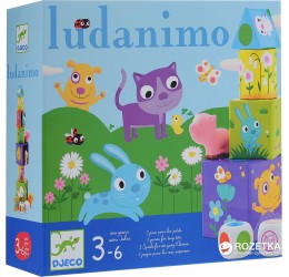 Stalo žaidimas vaikams 3in1 "Ludamino" 3+