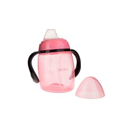Rožinė neišsiliejanti Bidon gertuvė vaikams 280 ml