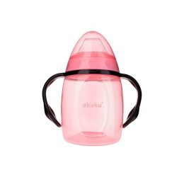 Rožinė neišsiliejanti Bidon gertuvė vaikams 280 ml