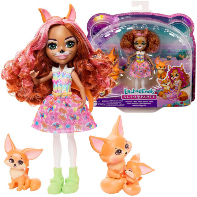 Lėlytė -  fox family set