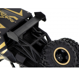Juodos spalvos RC mašinėlė - Rock Crawler / 1:8