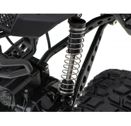 Juodos spalvos RC mašinėlė - Rock Crawler / 1:8