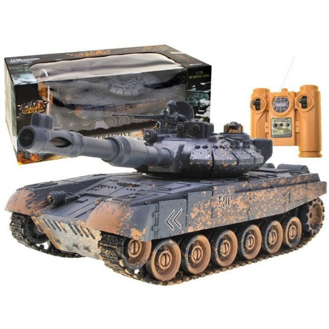 RC valdomas tankas - T90