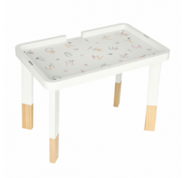 Medinis montessori veiklos stalas, pastelinis